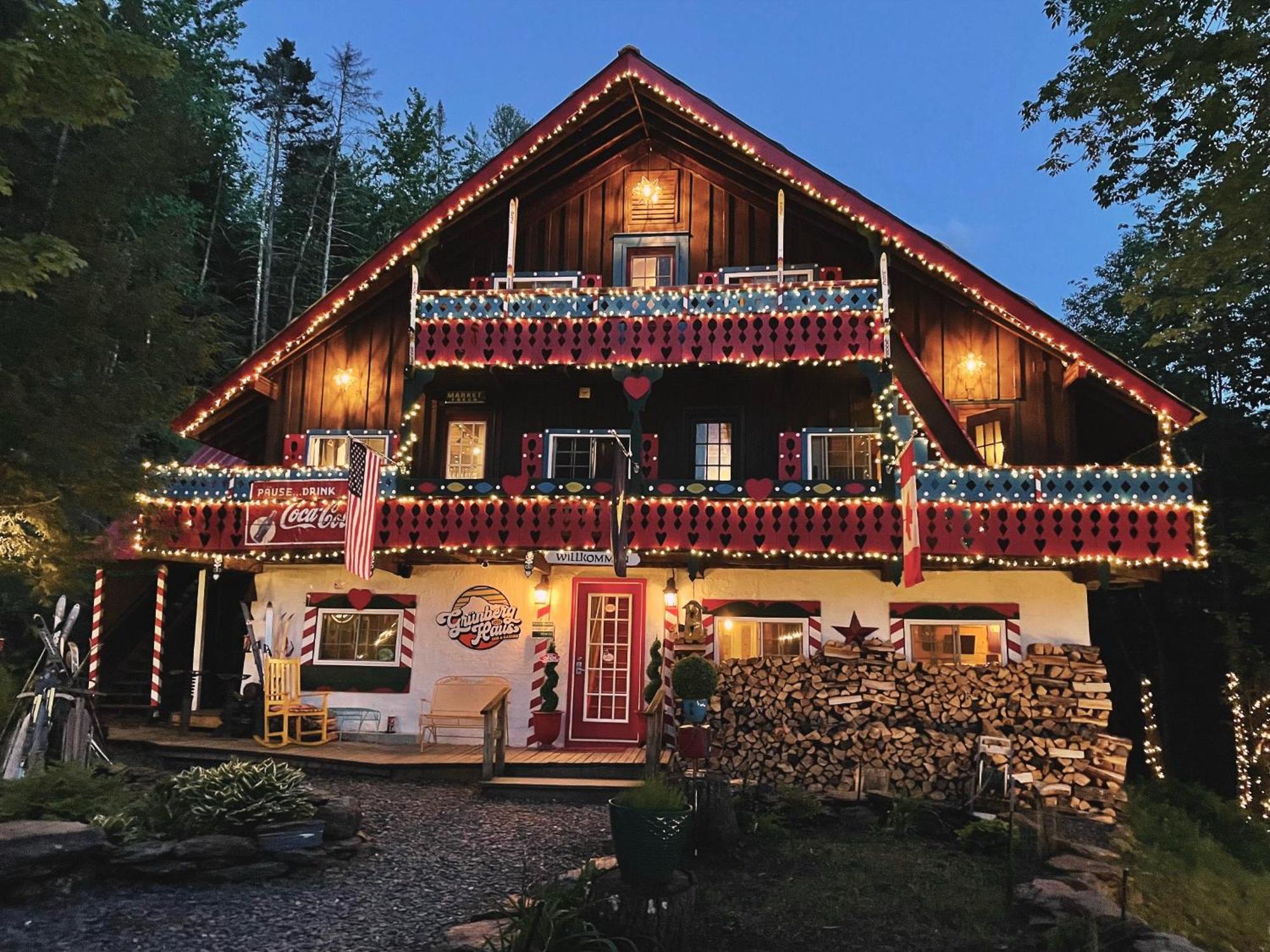 Grunberg Haus Inn & Cabins Waterbury Luaran gambar